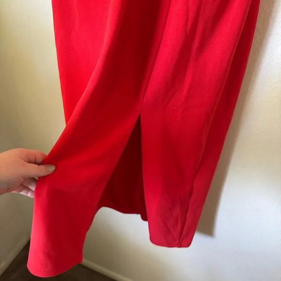 LulusSultry Muse Red Cutout Sleeveless Bodycon Midi Dress